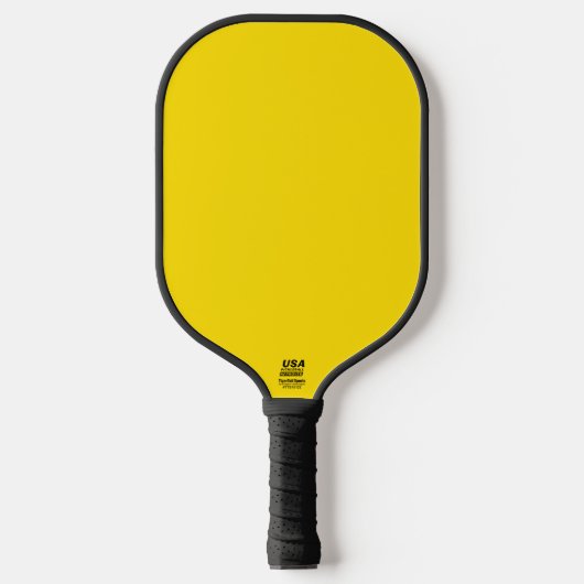 Rubber Eend Speelgoed Geel Herfst Herfst Effen Kle Pickleball Paddle (Voorkant)
