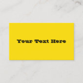 Rubber Eend Speelgoed Geel Herfst Herfst Effen Kle Visitekaartje (Voorkant)