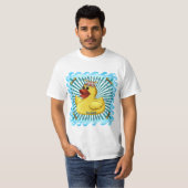 Rubber Eend T-shirt met Muts op maat gemaakt (Voorkant volledig)
