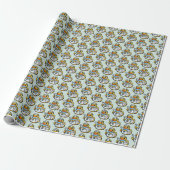 Rubber Eend Tandarts Cadeaupapier (Uitgerold)