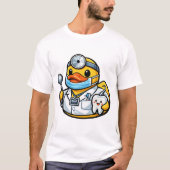 Rubber Eend Tandarts T-shirt (Voorkant)