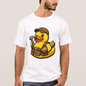 Rubber Eend Timmerman T-shirt (Voorkant)