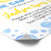 Rubber eend verjaardag tijd capsule teken poster (Hoek)