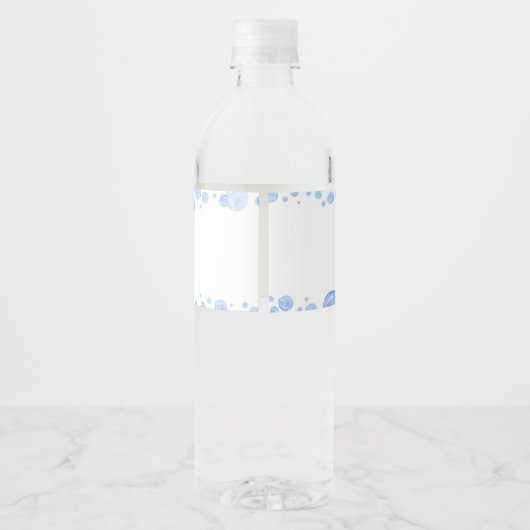 Rubber eend verjaardag water fles label waterfles etiket (Achterkant)