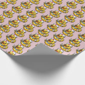 Rubber Eend Verpleegster Cadeaupapier (Hoek)