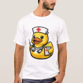 Rubber Eend Verpleegster T-shirt (Voorkant)