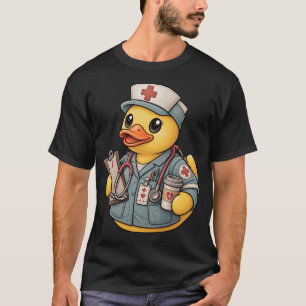 Rubber Eend Verpleegster Vintage Editie T-shirt