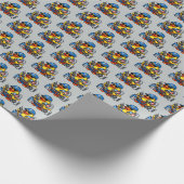 Rubber Eend Verwarmingstechnicus Cadeaupapier (Hoek)