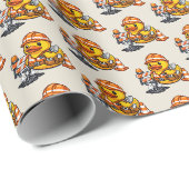 Rubber Eend Wegenwerker Cadeaupapier (Rol Hoek)