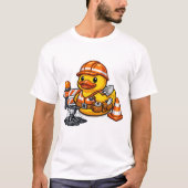 Rubber Eend Wegenwerker T-shirt (Voorkant)