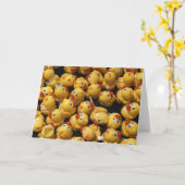 Rubber eendenrace - Wenskaart Kaart (Gele Bloem)