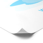 Rubber Eendje | Cadeau boekje voor babyshower Prin Poster (Hoek)