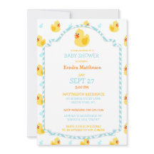 Rubber Eendje Geslacht Neutraal Aqua Geel