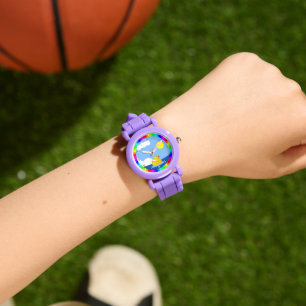 Rubber Eendje, kleurrijk leuk ontwerp Horloge