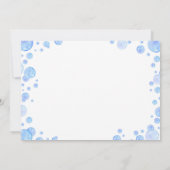 Rubber Eendje Meisje Verjaardagsfoto Bedankkaart (Achterkant)