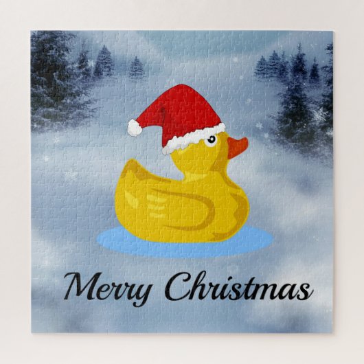 Rubber Eendje, Prettig Kerstfeest, Legpuzzel (Verticaal)