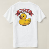 Rubber Eendje T-shirt (Design achterkant)