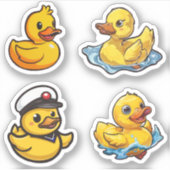 Rubber eendjes stickers (Voorkant)