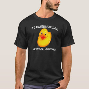 Rubber Euck voor mannen Kinder rubberEenden Duckie T-shirt