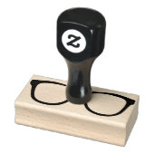 Rubber Eyeglass Stamp met Handvat Rubberstempel (Stempel)