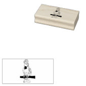 Rubber Gestamped Cockato Rubberstempel (Gestempeld)