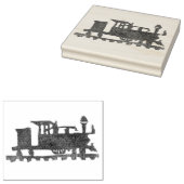 Rubber gestempeld trein rubberstempel (Gestempeld)