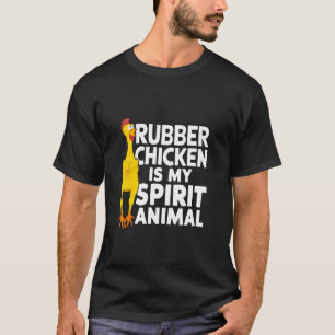 Rubber Kip Is Mijn Geestdier Grappig T-shirt
