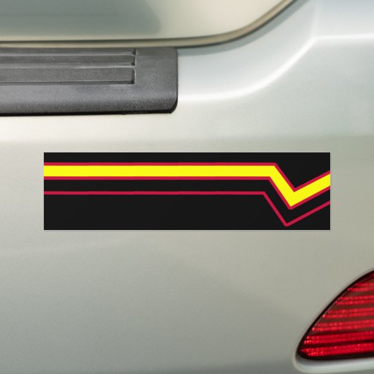 Rubber / Latex Pride Flag Bumpersticker (Op auto)
