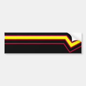 Rubber / Latex Pride Flag Bumpersticker (Voorkant)