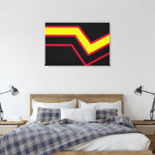 Rubber / Latex Pride Flag Canvas Afdruk (Insitu (Slaapkamer))