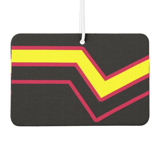 Rubber / Latex Pride Flag Luchtverfrisser (Voorkant)