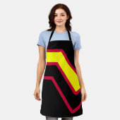 Rubber / Latex Pride Flag Schort (Gedragen)