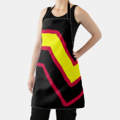 Rubber / Latex Pride Flag Schort (Insitu)