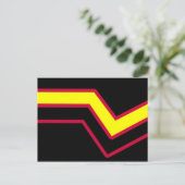 Rubber / Latex Pride Vlag Briefkaart (Staand voorkant)
