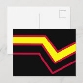 Rubber / Latex Pride Vlag Briefkaart (Voorkant / Achterkant)