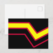 Rubber / Latex Pride Vlag Briefkaart (Voorkant / Achterkant)