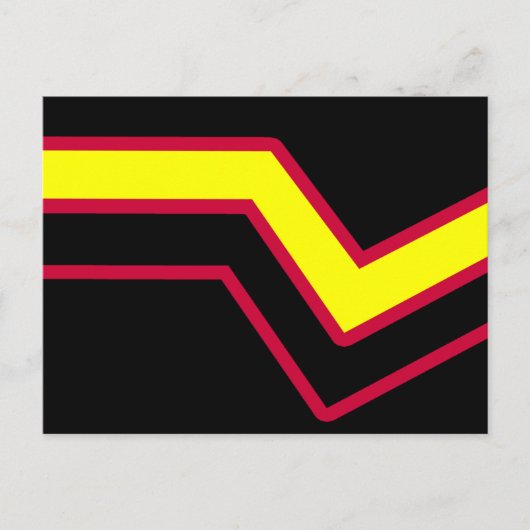 Rubber / Latex Pride Vlag Briefkaart (Voorkant)