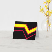 Rubber / Latex Pride Vlag Kaart (Gele Bloem)