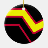 Rubber / Latex Pride Vlag Keramisch Ornament (Achterkant)