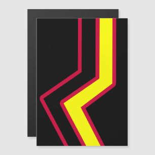 Rubber / Latex Pride Vlag Magnetische Uitnodiging