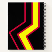 Rubber / Latex Pride Vlag Notitieboek (Achterkant)