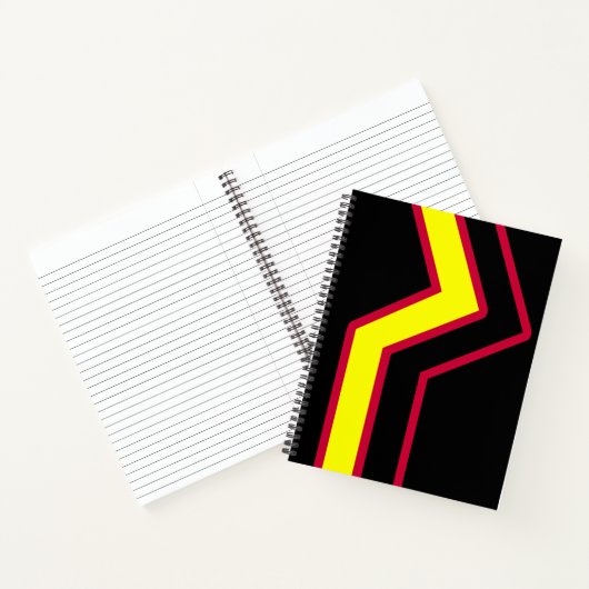 Rubber / Latex Pride Vlag Notitieboek (Binnen)
