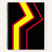 Rubber / Latex Pride Vlag Notitieboek (Voorkant)