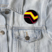 Rubber / Latex Pride Vlag Ronde Button 5,7 Cm (In situ)