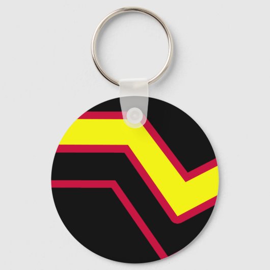 Rubber / Latex Pride Vlag Sleutelhanger (Voorkant)