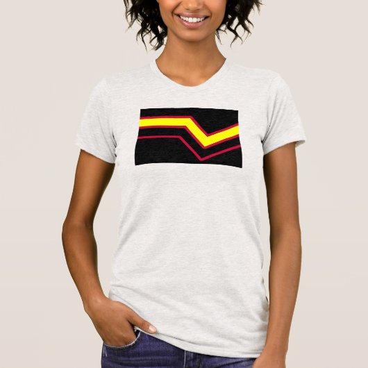 Rubber / Latex Pride Vlag T-shirt (Voorkant)
