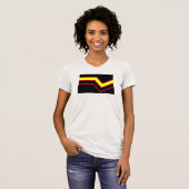 Rubber / Latex Pride Vlag T-shirt (Voorkant volledig)