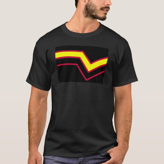 Rubber / Latex Pride Vlag T-shirt (Voorkant)