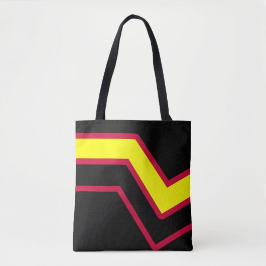 Rubber / Latex Pride Vlag Tote Bag (Voorkant)