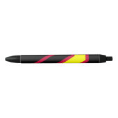 Rubber / Latex Pride Vlag Zwarte Inkt Pen (Voorkant)